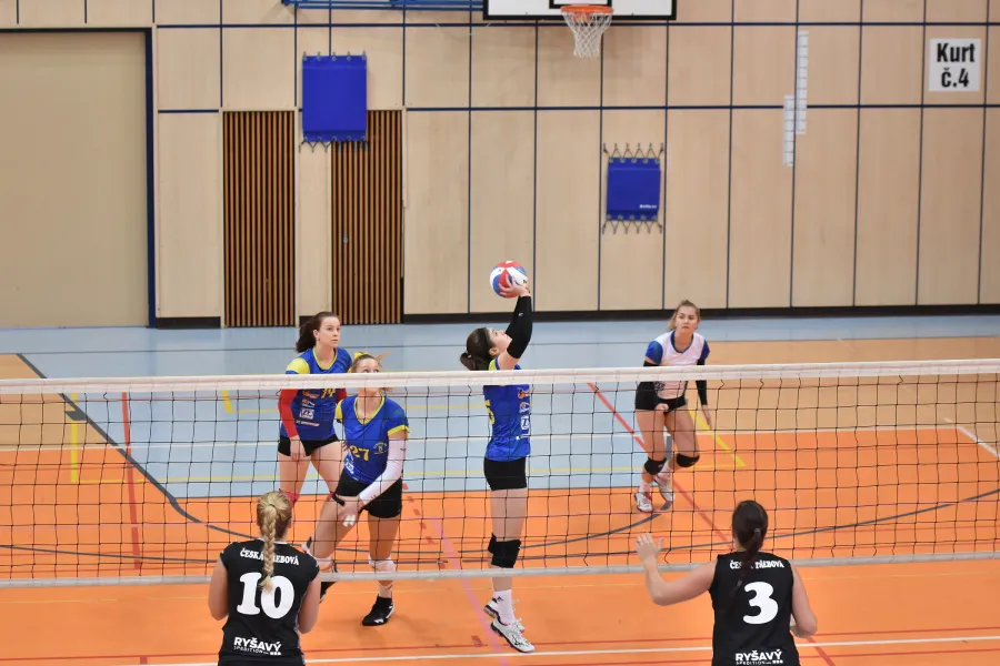 TJ Bižuterie Women’s B vs Rumburk volleyball match