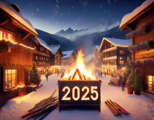 Silvester Feiern an der Lenk