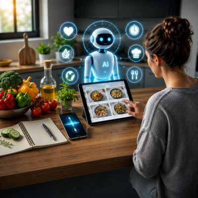 Healthier Eating with AI – Quick Recipes & Ideas for Everyday Life