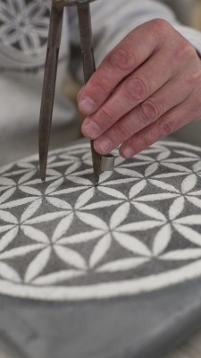 Engadiner Sgraffito aus eigener Hand