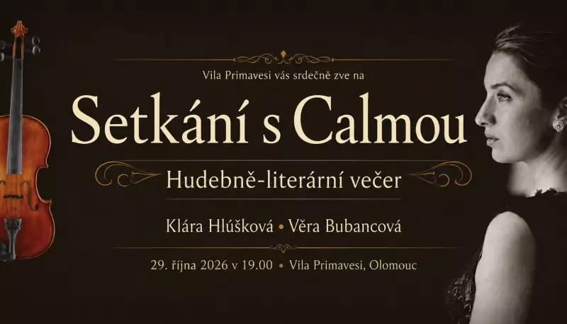 Setkání s Calmou: večer poezie, hudby a elegance