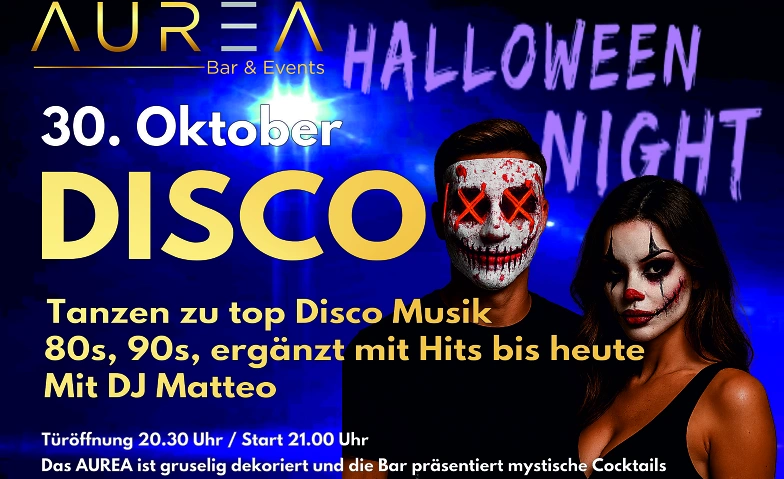 80s & 90s Disco Halloween Night