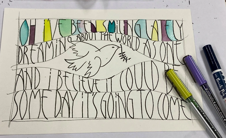 NATURENA: Handlettering inspirado en Paul Klee