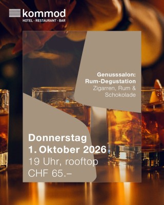 Genusssalon : Dégustation de Rhum - Cigares, Rhum & Chocolat