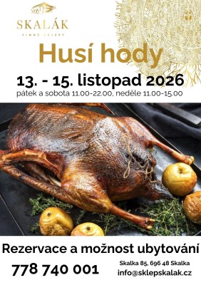 Traditional Goose Feast and Wine at Skalák Wine Cellars