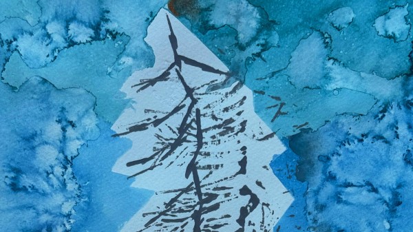 Offenes Atelier im Dezember: Winterbaum