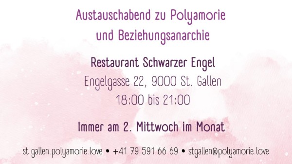 Exchange Evening on Polyamory and Relationship Anarchy