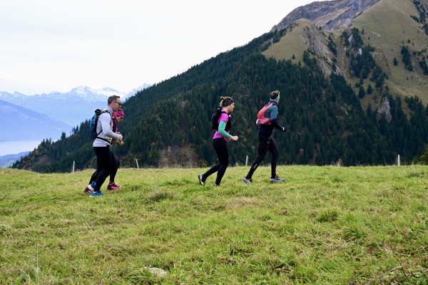 Week-end de course en trail d'automne dans le parc naturel de Gantrisch