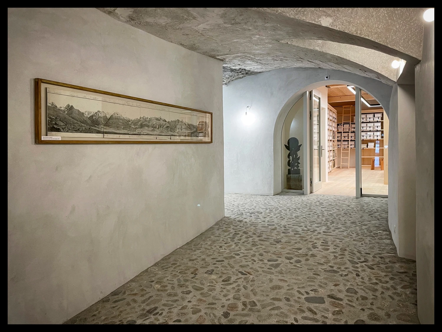 Führung im Kulturarchiv Oberengadin, Chesa Planta Zuoz