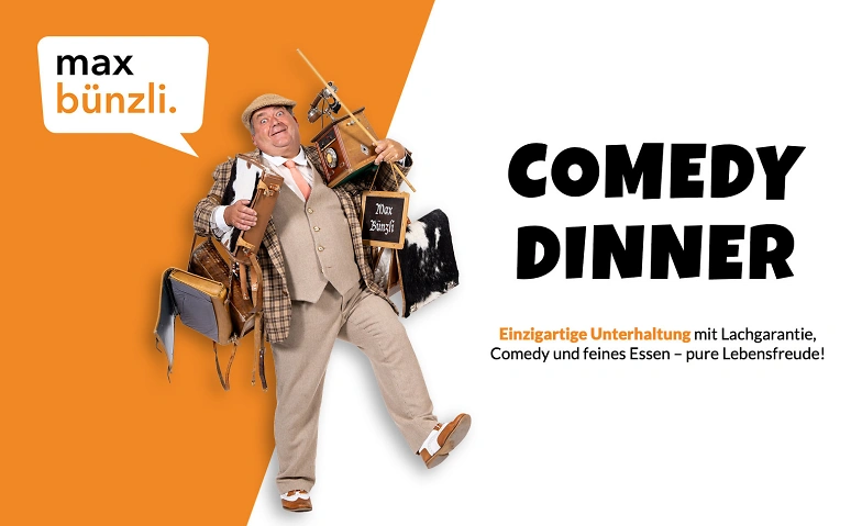 Max Bünzli Comedy-Dinner, Restaurant Mühle, Hallau (SH)