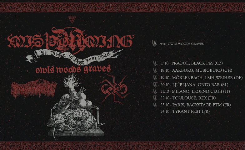 Misthyrming + Owls Woods Graves + Profanation + Gorrch