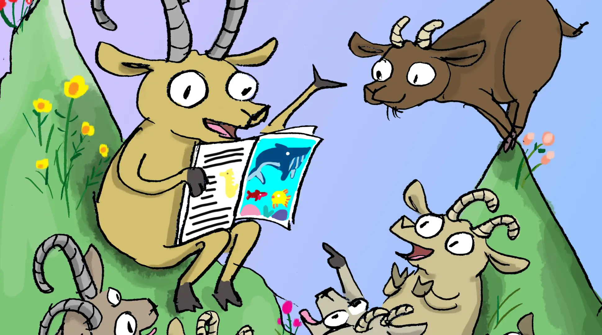 Les Booketins. It's story time!