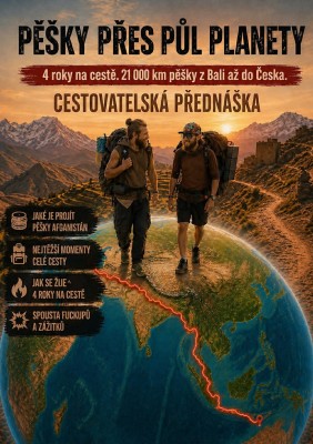 Vagabundi na cestách, Pěšky přes půl planety: z Bali do Česka