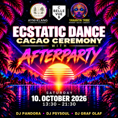 ECSTATIC DANCE & DAY DANCE ZÜRICH · CACAO · ABUNDANCE