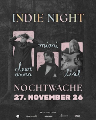 INDIE NIGHT con Deer Anna, Mimi y Lisl - Noche Indie