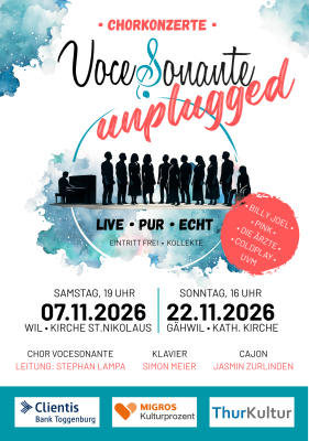 Chorkonzerte VoceSonante unplugged