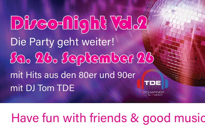Disco Night 80er / 90er Party Vol. 2