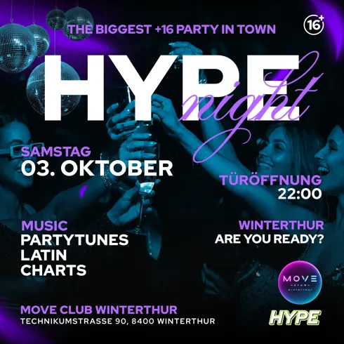 HYPE NIGHT | MOVE CLUB, WINTERTHUR