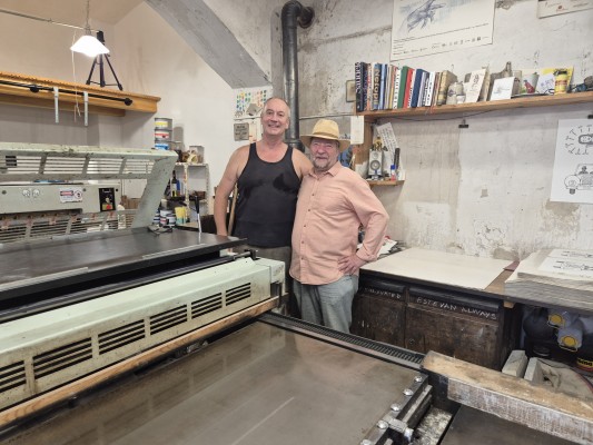 Martin Bouda und Petr Ptáček – Lithografie und Stempelherstellung