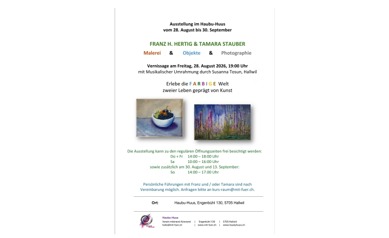 Ausstellung im Haubu Huus