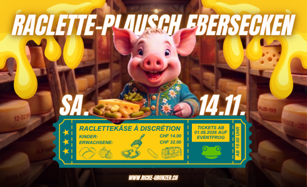 Raclette-Plausch à discrétion