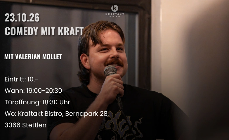 Comedy im Kraftakt - mit Valerian Mollet
