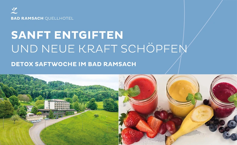 Sanft entgiften und neue Kraft schöpfen im Fastenhotel