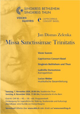 Missa Sanctissimae Trinitatis en la menor de Jan Dismas Zelenka (1679-1745)