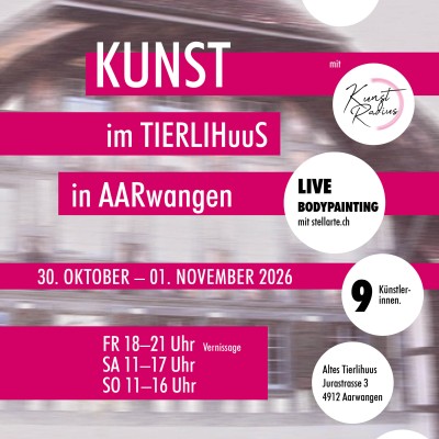 Kunst im Tierlihuus with KunstRadius and Live BodyArt