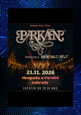 Parkán - concert à Přídolí à Hospodě u Farské zahrady