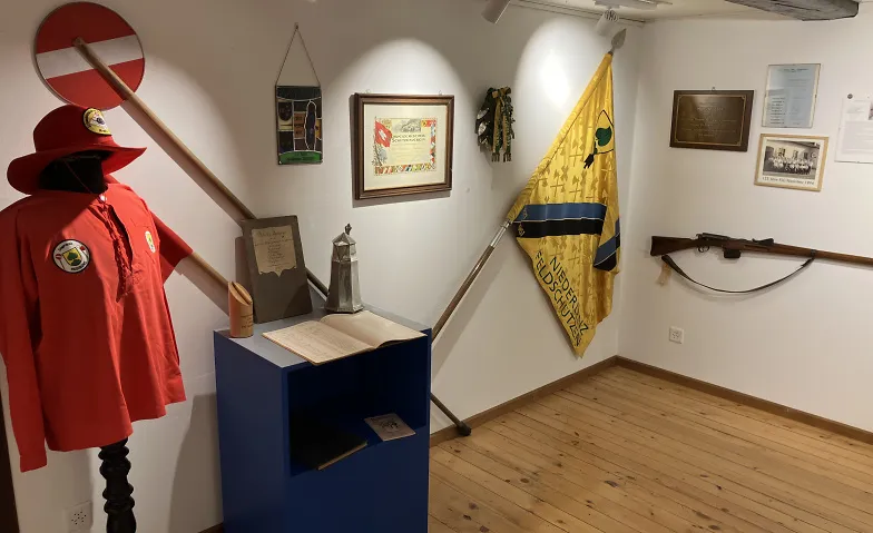 Die Feldschützen-Gesellschaft im Dorfmuseums Niederlenz