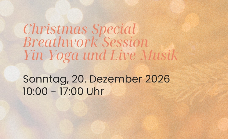 Weihnachtliche Breathwork-Session, Yoga und Live-Musik