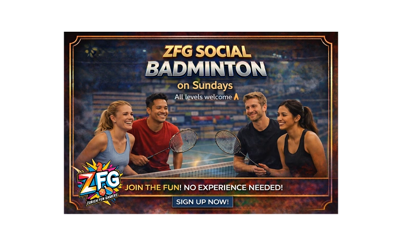 ZFG Sunday Smashes -Social Badminton in Zurich -All Level