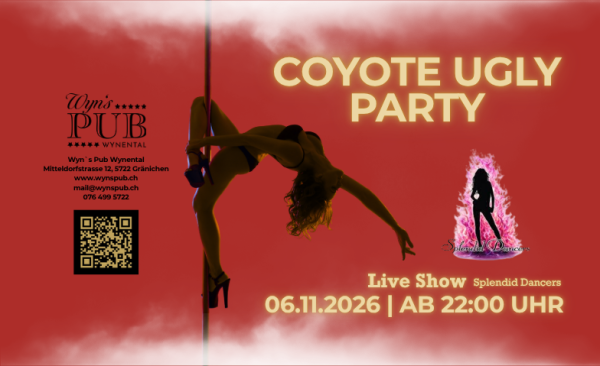 Coyote Ugly Party im Wyns Pub Wynental