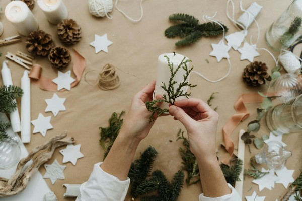 Floral Creation: Christmas Centerpiece