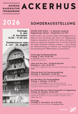 Exposition spéciale à Ackerhus BEAUTIFUL AND PROUD Toggenburg Houses
