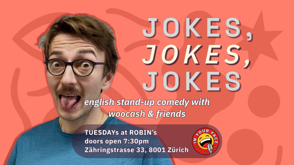 Jokes, Jokes, Jokes - English Stand-up comedy show