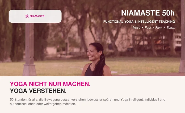 NIAMASTE 50h – Funktionales Yoga & Intelligente Lehrmethoden St.