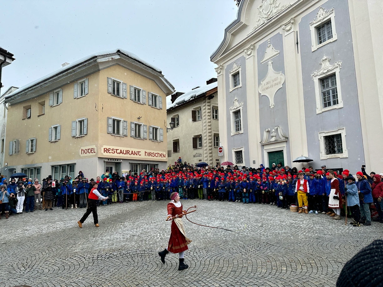 Chalandamarz in Samedan