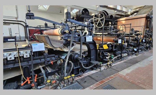 Historische Papiermaschine PM1 Bischofszell Tage der offenen