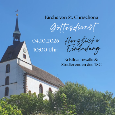 Service religieux à l'église de St. Chrischona