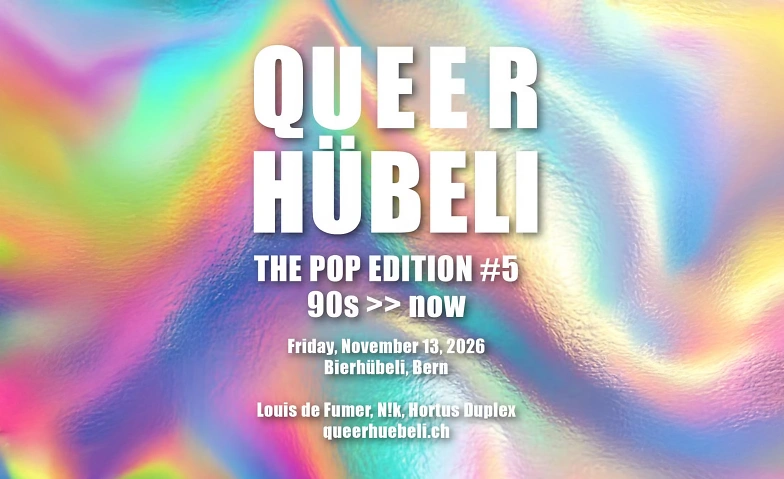 QUEERHÜBELI DJs Louis de Fumer, N!K y Hortus Duplex