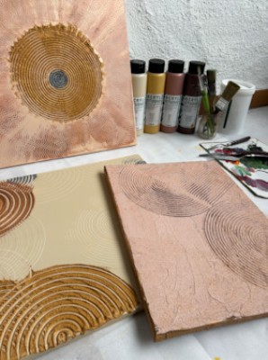 Creative Night - Motif: Structure, Paste, Abstract