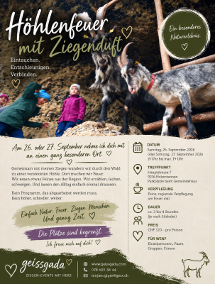 Höhlenfeuer und Ziegenduft