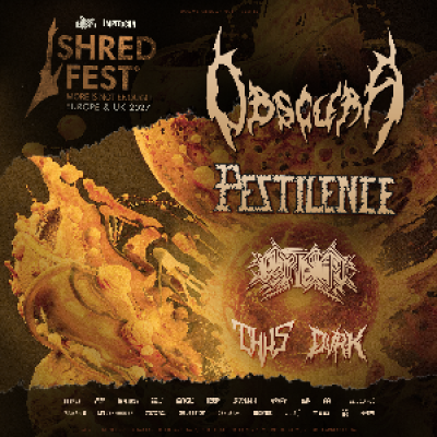 OBSCURA MIT PESTILENCE, CRYPTIC SHIFT, THUS, DVRK