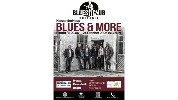 BluesClubBodensee Konzert mit Blues and more Band