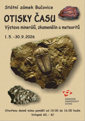 Empreintes du Temps – Exposition de Minéraux, Fossiles et Météorites au Château de Bučovice