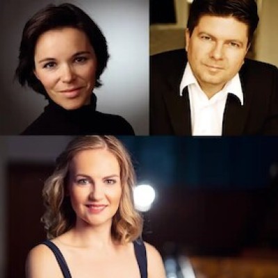 Maria Backhaus (Soprano), Clemens Morgenthaler (Baritone) y Hanna Bachmann (Piano)