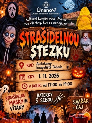 Strašidelná stezka v Únanově