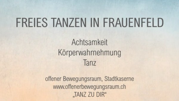 Dance to You - Free Dancing in Frauenfeld
